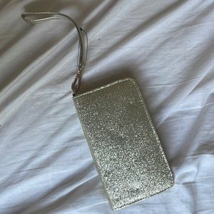 Gold Sparkly Wristlet